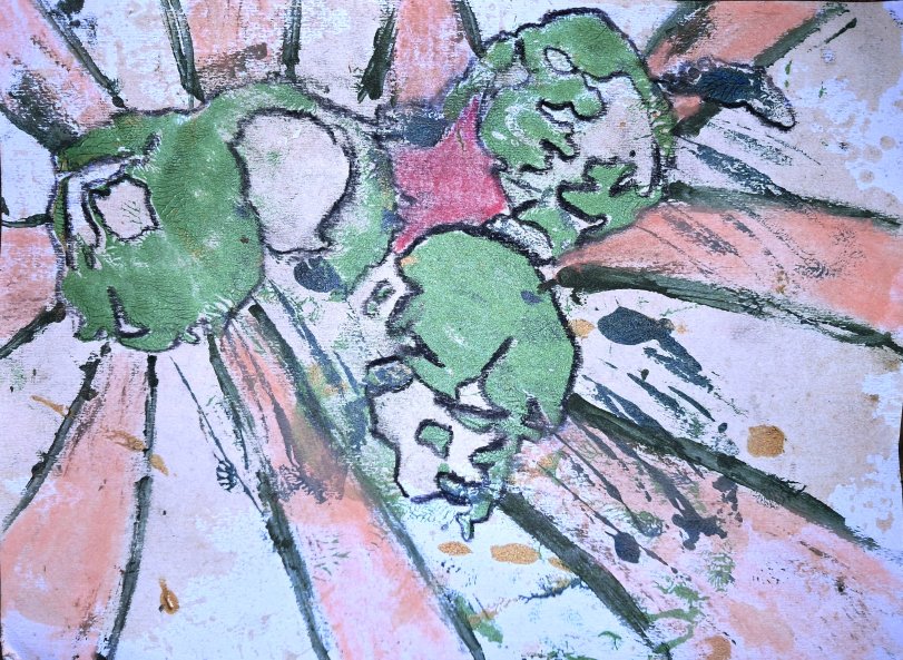Abstract painting: The Break